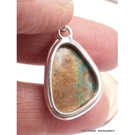 Pendentif Turquoise numéro 8 asymétrique Pendentifs pierres naturelles YM9.2