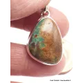 Pendentif Turquoise numéro 8 asymétrique - Pendentifs pierres naturelles