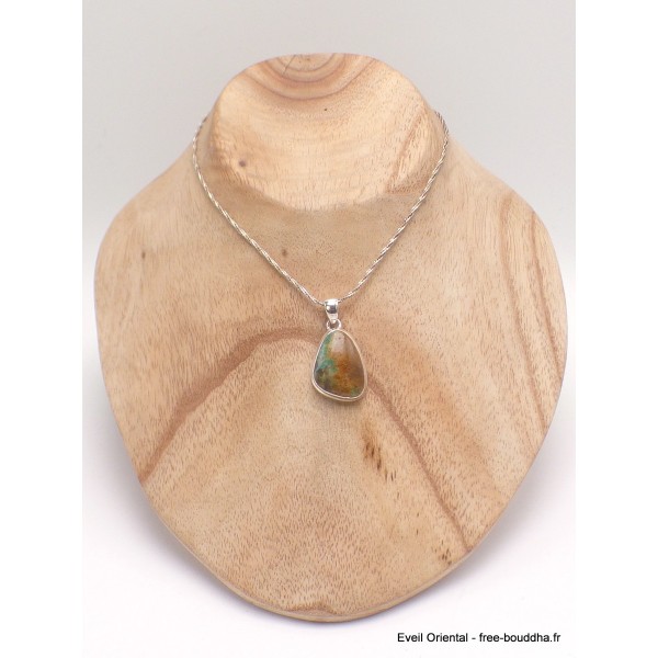 Pendentif Turquoise numéro 8 asymétrique Pendentifs pierres naturelles YM9.2