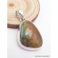 Pendentif Turquoise numéro 8 asymétrique Pendentifs pierres naturelles YM9.2