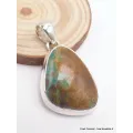 Pendentif Turquoise numéro 8 asymétrique - Pendentifs pierres naturelles