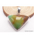Pendentif Turquoise numéro 8 triangulaire Pendentifs pierres naturelles YM9.3