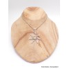Pendentif Quartz Rutile doré forme soleil Pendentifs pierres naturelles PW1