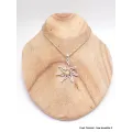 Pendentif Quartz Rutile doré forme soleil - Pendentifs pierres naturelles