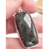 Grand Pendentif Pierre de Lune noire larvikite Bijoux en Pierre de lune YM12.2