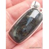 Grand Pendentif Pierre de Lune noire larvikite Bijoux en Pierre de lune YM12.2