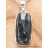 Grand Pendentif Pierre de Lune noire larvikite Bijoux en Pierre de lune YM12.2