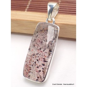 Pendentif Orire Lucky Quartz forme rectangulaire Pendentifs pierres naturelles YM21.1