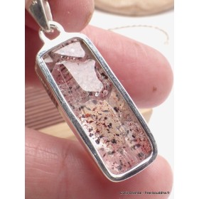 Pendentif Orire Lucky Quartz forme rectangulaire Pendentifs pierres naturelles YM21.1