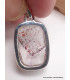 Pendentif Orire Lucky Quartz rectangulaire Pendentifs pierres naturelles YM21.2