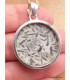 Pendentif rond en Hornblende Pendentifs pierres naturelles YM22