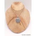 Pendentif rond en Hornblende - Pendentifs pierres naturelles