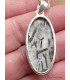 Pendentif Hornblende oval allongé Pendentifs pierres naturelles YM22.1