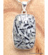 Pendentif Hornblende rectangulaire Pendentifs pierres naturelles YM22.2