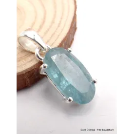 Pendentif Cyanite d'eau facettée - Pendentifs pierres naturelles