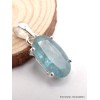 Pendentif Cyanite d'eau facettée Pendentifs pierres naturelles YM24