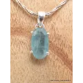 Pendentif Cyanite d'eau facettée - Pendentifs pierres naturelles
