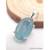 Bijou Pendentif Cyanite d'eau facettée Bijoux en Cyanite Bleue YM24.1
