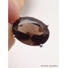 Bijou Quartz fumé pendentif serti griffes Bijoux en Quartz Fumé PAC72.5