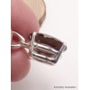 Bijou Quartz fumé pendentif serti griffes Bijoux en Quartz Fumé PAC72.5