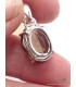 Bijou Quartz fumé pendentif serti griffes Bijoux en Quartz Fumé PAC72.5