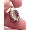 Bijou Quartz fumé pendentif serti griffes Bijoux en Quartz Fumé PAC72.5