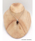 Bijou Quartz fumé pendentif serti griffes Bijoux en Quartz Fumé PAC72.5
