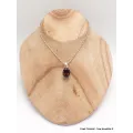 Bijou Quartz fumé pendentif serti griffes - Bijoux en Quartz Fumé