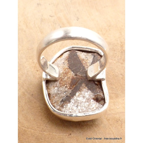 Bague Staurolite contours cuivrés taille 52 Bijoux en Staurolite YM26.2