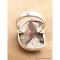 Bague Staurolite contours cuivrés taille 52 - Bijoux en Staurolite