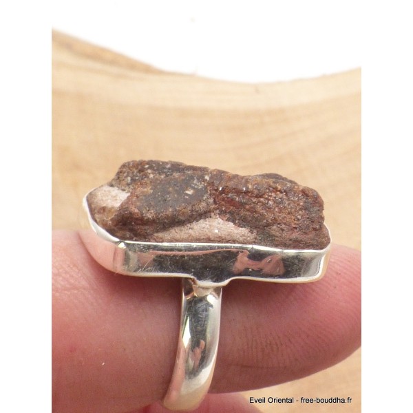 Bague Staurolite contours cuivrés taille 52 Bijoux en Staurolite YM26.2
