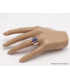 Chevalière bague Lapis Lazuli taille 56/57 Bijoux en Lapis-lazuli YM28.2