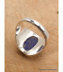 Chevalière bague Lapis Lazuli taille 56/57 Bijoux en Lapis-lazuli YM28.2