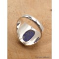 Chevalière bague Lapis Lazuli taille 56/57 Bijoux en Lapis-lazuli YM28.2