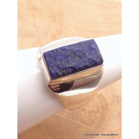 Chevalière bague Lapis Lazuli taille 56/57 Bijoux en Lapis-lazuli YM28.2