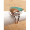 Bague Turquoise numéro 8 triangulaire taille 52 Bagues pierres naturelles YM31