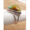 Bague Turquoise américaine numéro 8 triangulaire taille 62 Bagues pierres naturelles YM31.1