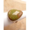 Bague Turquoise américaine vert clair rouille taille 56 Bagues pierres naturelles YM31.3