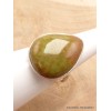 Bague Turquoise américaine vert clair rouille taille 56 Bagues pierres naturelles YM31.3