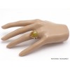 Bague Turquoise américaine vert clair rouille taille 56 Bagues pierres naturelles YM31.3
