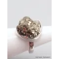 Bague en Pyrite dorée taille 55 - Bagues pierres naturelles