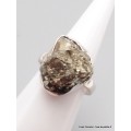 Bague en Pyrite dorée taille 55 Bijoux en Pyrite YM30.2