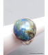 Bague ronde Azurite taille 56 Bijoux en Azurite YM32.2