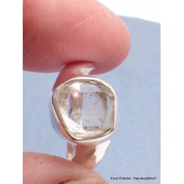 Bague Diamant d'Herkimer anneau fantaisie taille 57 Bijoux en Diamant d'Herkimer YM34.2