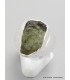 Chevalière homme femme Moldavite brute taille 54 Bijoux en Moldavite YM41.1