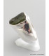 Chevalière homme femme Moldavite brute taille 54 Bijoux en Moldavite YM41.1