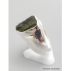 Chevalière homme femme Moldavite brute taille 54 Bijoux en Moldavite YM41.1