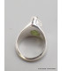 Chevalière homme femme Moldavite brute taille 54 Bijoux en Moldavite YM41.1