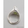 Chevalière homme femme Moldavite brute taille 54 Bijoux en Moldavite YM41.1