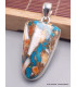 Pendentif Turquoise Spiny Oyster semi-oval Bijoux en Turquoise Spiny Oyster AW36.3